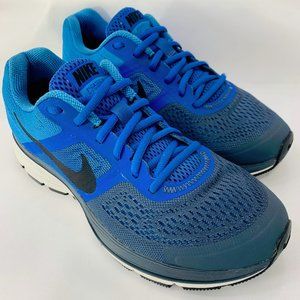 Nike Mens Air Zoom Pegasus 30 Blue Running Shoes 599205-415 Lace Up Low Top